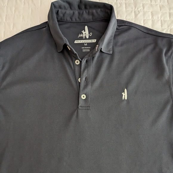 Johnnie-O Men's Prep-Performance Polo Medium Navy Blue - Picture 2 of 3